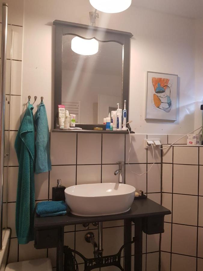 Aeltestes Haus In Quentel - Ferienwohnung 2 Mit Dachterrasse Hessisch Lichtenau Luaran gambar