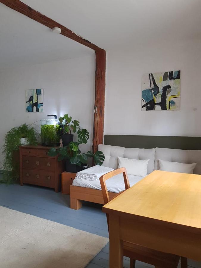 Aeltestes Haus In Quentel - Ferienwohnung 2 Mit Dachterrasse Hessisch Lichtenau Luaran gambar