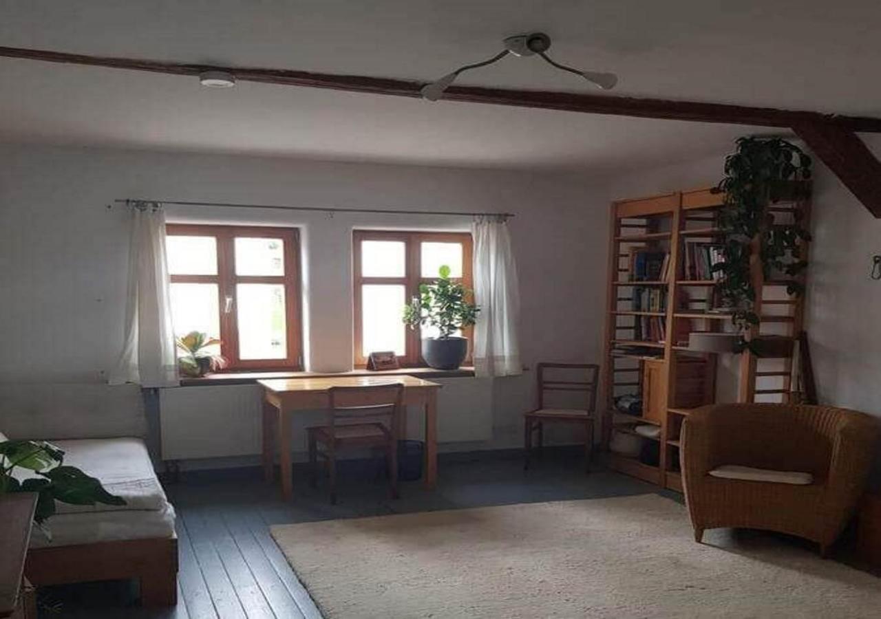 Aeltestes Haus In Quentel - Ferienwohnung 2 Mit Dachterrasse Hessisch Lichtenau Luaran gambar
